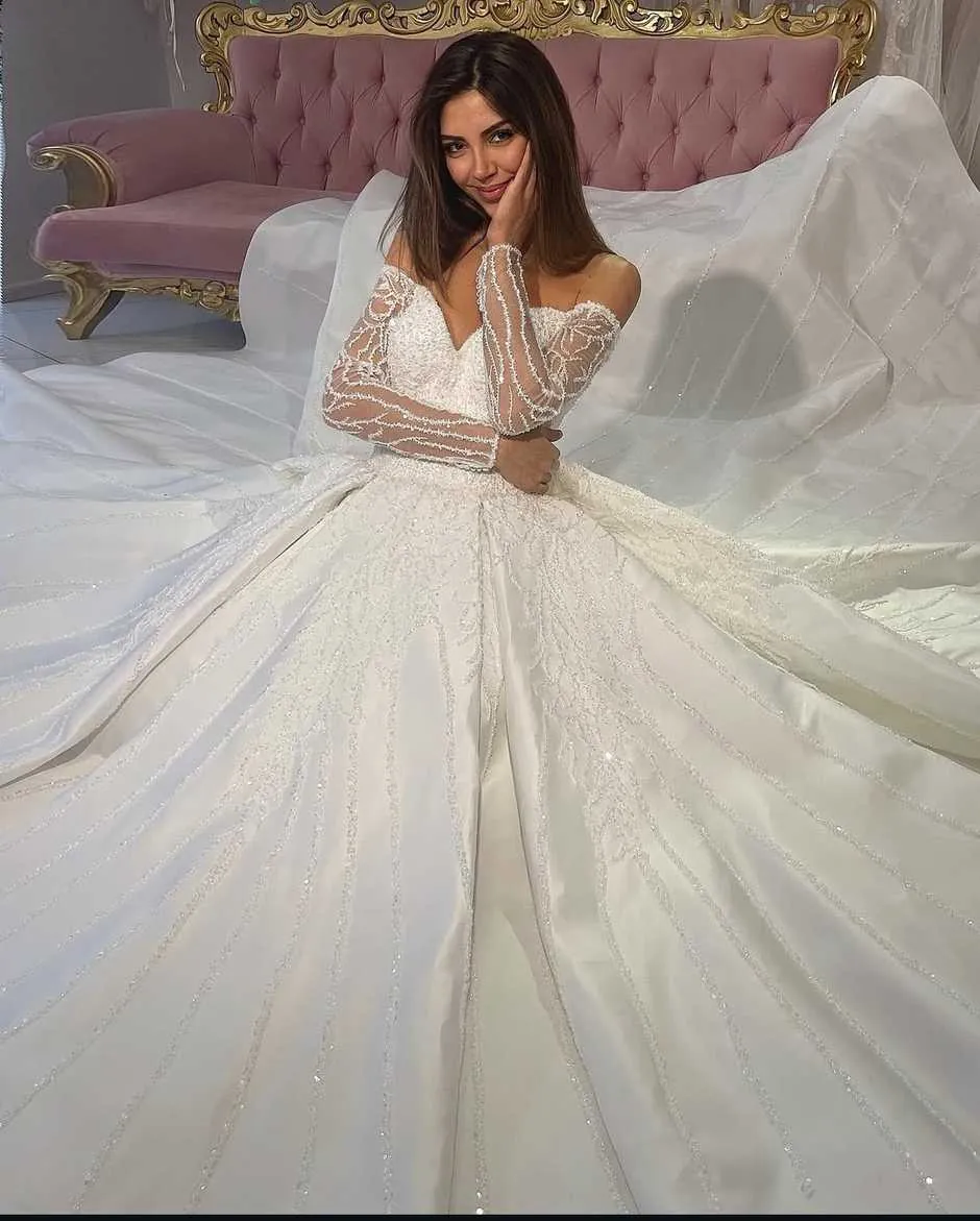 Custom couture gown
