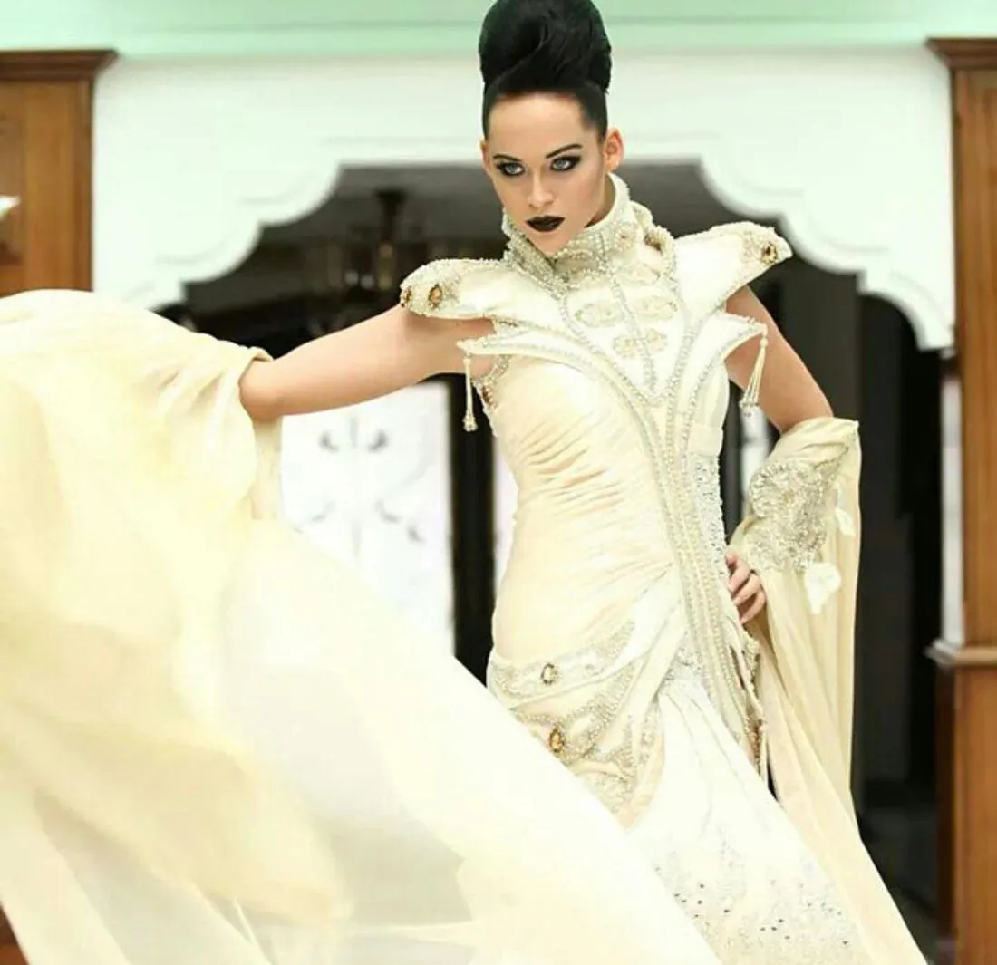 Structured Couture Gown by Karmen Aksu