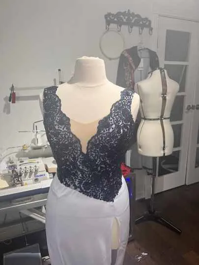 Two-Tone Bodice by Karmen Aksu